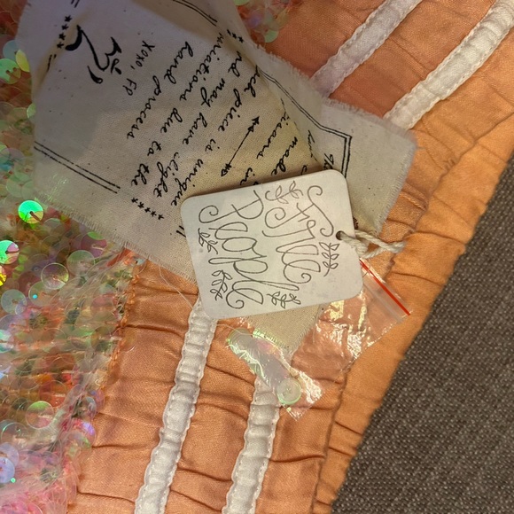 Free people multicolor sequin shorts size S - Picture 4 of 5